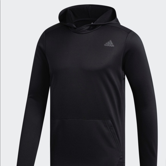 Adidas Owns the Run Hoodie Black Climalite Sz M - Picture 3 of 8